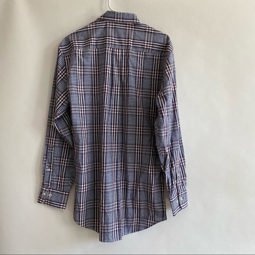 Peter Millar Plaid Button Down Size Medium - image 6
